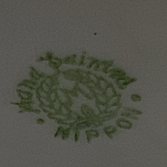 Antique Nippon 5” Hand Painted Footed Vase of Japanese House - Picture 7 of 8